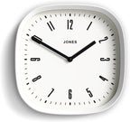 JONES CLOCKS® Marvel Wall Clock | Modern Retro Rounded Square Clock | 10 inch | by JONESCLOCKS