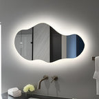Modern Irregular LED Bathroom Mirror - Image 5