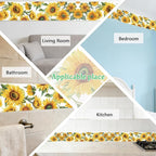 Sunflower Wall Border Wallpaper Border Decal Peel and Stick 19.7 x 4 Inch - Image 7