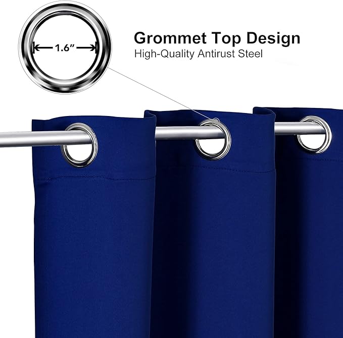 ChrisDowa Grommet Blackout Curtains - Image 2