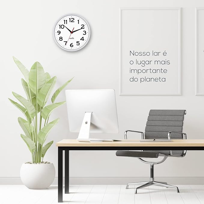 HIPPIH Wall Clock 2 Pack, 10 Inch Modern Wall Clocks Battery Operated, Non - Image 6
