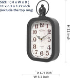 Menterry Small Retro Rectangle Wall Clock - Image 2