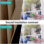 NICETOWN 100% Blackout Curtains 54 inches Long, 1 Pair, 52 inches Width Each - Image 4