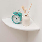 Corner Shelf, Solid Oak Wood Floating Corner Shelf Wall Mount Round End by Coamily