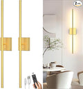 Battery Operated Wall Sconce Set of Two: Wireless Rechargeable Wall Lights by iThirdHomeOutdoorLighting