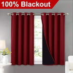 NICETOWN Kitchen Full Blackout Curtain Panels, Super Thick and Soft Insulated - Image 2