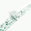 Watercolor Eucalyptus Leaves Wallpaper Border 3.9"X196.8" Peel and Stick Wall by WEISENI