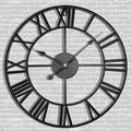Antique Tower 24 inch Large Roman Numeral Wall Clock, Indoor Outdoor Patio by Letmaliy