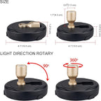 HAMVIDNE Wireless LED Spotlight, Battery Powered Picture Lights, Uplighting - Image 8