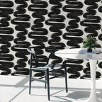 Tempaper x Bobby Berk White & Black Wiggle Room Removable Peel and Stick - Image 9