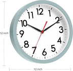 AKCISOT Wall Clock, Modern Small Wall Clocks Battery Operated 12 Inch, Silent - Image 2