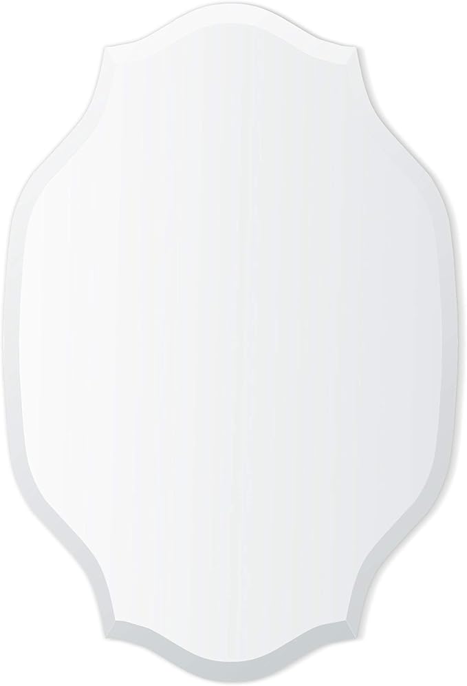 Better Bevel Frameless Oval Mirror | 24" x 36" Bathroom Wall Mirror w/Beveled by Better+Bevel