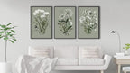 Large Flowers Canvas Wall Art - Image 2