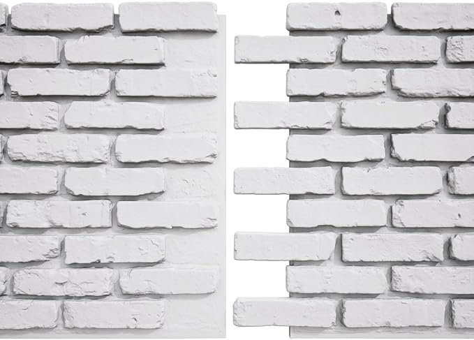 EverStone Aged Brick Faux Brick Panel, 46 7/8"W x 27"H x 1 1/4"D - Image 8