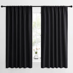 NICETOWN Halloween Black Blackout Curtain Blinds by NICETOWN