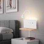 Bedside Wall Sconces with Wireless Charging Station & USB Charging, 3 - Image 5