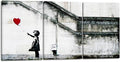 Wieco Art Banksy Grafitti Girl by WiecoArt