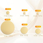 Shappy 32 Pieces Mirror Wall Stickers Removable Acrylic Setting Adhesive Round - Image 2