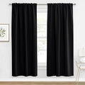 RYB HOME Blackout Curtains for Living Room, Back Tab & Rod Pocket Top by RYBHOME