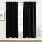 RYB HOME Blackout Curtains for Living Room, Back Tab & Rod Pocket Top by RYBHOME