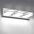 IZORRO LED Modern Bathroom Lights Fixtures, Chrome Acrylic Wall Lighting by IZORRO