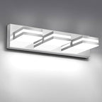 IZORRO LED Modern Bathroom Lights Fixtures, Chrome Acrylic Wall Lighting by IZORRO