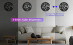 Digital Wall Clock with Large LED Display, Temperature, Auto-Brightness | Small - Image 5