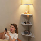YAOHUOO Corner Shelf Wall Mounted - Image 4