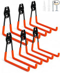 WMK 7.3'' Garage Hooks Heavy Duty Wall Hook, 6 Pack Garage Storage Hook by WMK