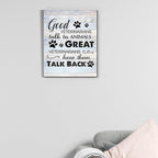 Funny Veterinarian Gifts Farmhouse Dog Canvas Wall Art Decor Veterinary Vet Gift - Image 7