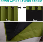 NICETOWN 100% Blackout Curtain Set, Thermal Insulated & Energy Efficiency - Image 5