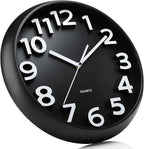 Plumeet 13'' Wall Clock, Large Battery Operated Wall Clocks Silent Non-Ticking - Image 5