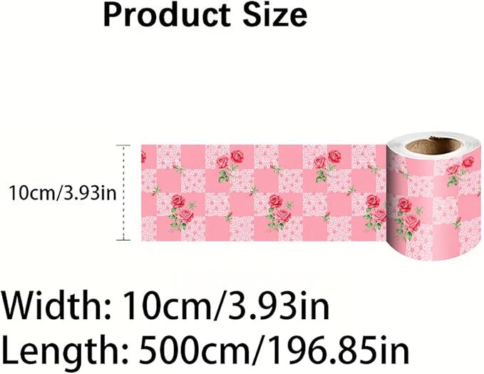 Pink Polka Dot Wallpaper Border 196x4 Inch Peel and Stick Wall Border Removable - Image 4