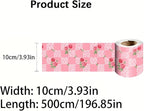 Pink Polka Dot Wallpaper Border 196x4 Inch Peel and Stick Wall Border Removable - Image 4