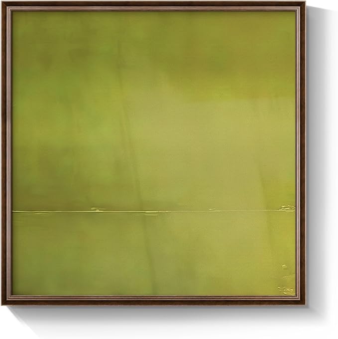 Vintage Framed Green Abstract Wall Art, Modern Sage Green Canvas Prints Artwork - Image 8