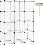 C&AHOME Cube Storage Organizer, 12-Cube Closet Cabinet Organizer, DIY Cube Shelf by CAHOME