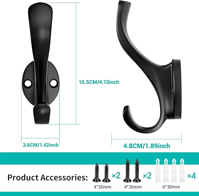 Coat Hooks Heavy Duty - Image 2