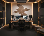 WoveN SounD Brick Acoustic Wall Panels, 16 Pack 16x12 Inch, PVC Wood Grain - Image 9