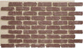 EverStone Aged Brick Faux Brick Panel, 46 7/8"W x 27"H x 1 1/4"D, Old Town Color by EkenaMillwork