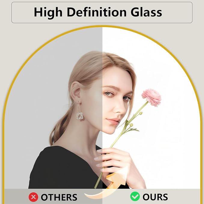Oversized Full Length Mirror, Room Decor Big Full Body Mirror - Image 2