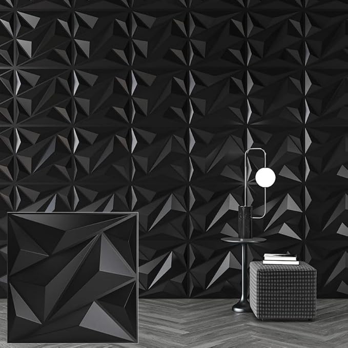 Heikki 30 Pack 3D Wall Panel for Interior Wall Décor, PVC Flower Textured Wall by YourBestChoices