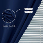 Thermal Blackout Curtains with Self-Adhesive Tape, No Rod No Drill Easy Install - Image 6