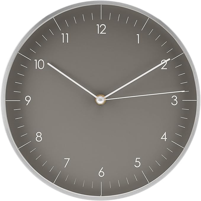 LUUK LIFESTYLE Wall Clock with Silent Movement, Minimalist Scandinavian Design by LUUKLIFESTYLE