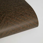 Tempaper x Jeremiah Brent Brown Textured Faux Grasscloth Parquet Removable Peel - Image 5