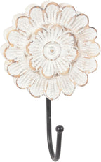 dwellington Distress Wood Flower Coat Hooks by dwellington
