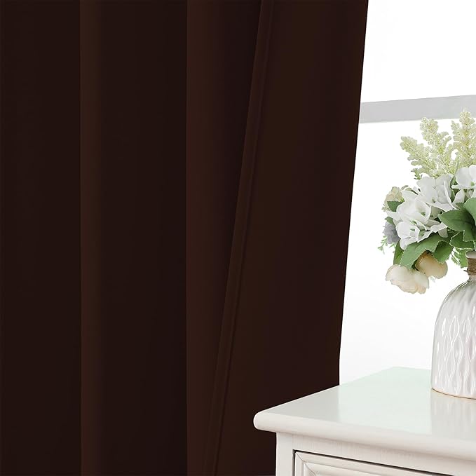 CUCRAF Blackout Curtains 108 inch Length 2 Panels Set, Rod Pocket Room - Image 6