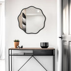 WallBeyond Round Wavy Mirror for Wall Decorative 20 inch, Modern Round Mirror - Image 3