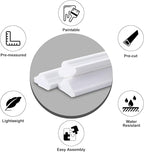 Pangda 3 Set Peel and Stick Wall Molding Kit, 3D Premade Accent Molding - Image 3