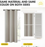MIULEE Blackout Curtains for Bedroom Living Room 2 Panels, Thermal Insulated - Image 7