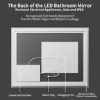 Koonmi 32"x24" LED Mirror for Bathroom, 90CRI Anti-Fog Vanity Mirror - Image 8